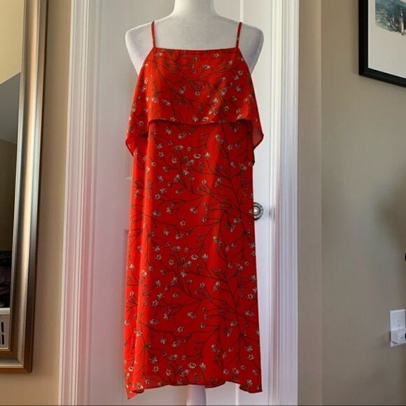 Tabitha Webb Red Floral Dress 6 - Picture 1 of 7